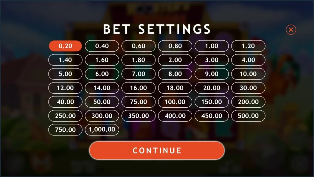 Rooster’s Revenge: Set Your Bet Amount